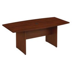 Bush Business Furniture Conference Tables, Boat, 35.98w x 71.53d x 28.7h, Hansen Cherry (BSH99TB7236HC)