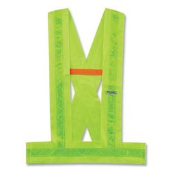 ergodyne GloWear 8140BA Class 1 Breakaway Sash, Polyester, Medium/Large, Lime (EGO27014)