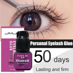 Eyelash Grafting Glue 5ml Black Eyelash Extension Glue Waterproof Quick Drying Sturdy Glue For Semi-Permanent DIY Grafting Glue