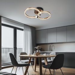 Clara | Elegant Ceiling Light | Warm White (3000k) / 3 Rings | MOD LIGHTING