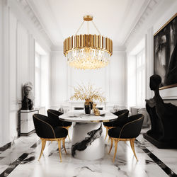 Athena | Luxury Crystal Chandelier | Large / Warm White (3000k) | Living Room Lighting | Indoor Lighting | MOD LIGHTING
