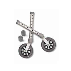 Medline 5" Swivel Casters for Walker with 1" Tubing, 2/ST (MDS86615SW5)