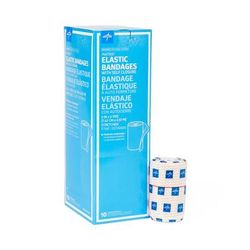 Medline Matrix Elastic Bandage with Self-Closure, Stretched, Nonsterile, 3" x 5 yd. (7.6 cm x 4.5 m), 50/CS (MDS087003LF)