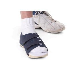 Medline Navy Rigid Post-Op Shoe, 12" x 4-1/7", Men's Size L, 1 EA (ORT30400ML)
