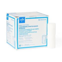 Medline Sterile Conforming Gauze Bandage, 4" x 4.1 yd., 96/CS (PRM254198)