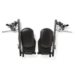 Medline Hammertone Elevating Leg Rest for K2 Basic Wheelchairs, 1 PR (WCA806985K2B)