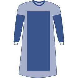 Medline Eclipse Poly Reinforced Gown, Size L, Extra-Long, 28/CS (DYNJP2204)
