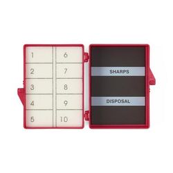 Medline Foam Block Needle Counter with Magnet, 10 Count, 96/CS (DYNJNC10F)