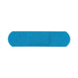 Curad Food Service Metal-Detectable Blue Fabric Adhesive Bandage, 3/4" x 3", 1200/CS (NON25650BL)