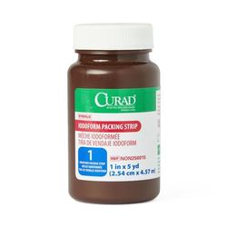 Curad Sterile Iodoform Gauze Packing Strips, 1" x 5 yd., 1 EA (NON256015H)