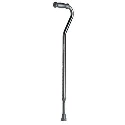 Medline Offset Cane, Single Point, Black, Adult, 31" to 40", 6/CS (G05356)
