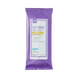 Medline ReadyBath SELECT Medium-Weight Washcloth, Antibacterial, Fragrance Free, 8/Pack, 30/CS (MSC095105)
