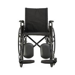 Medline Reclining Wheelchair with Full-Length Arms, Nylon, 18" Wide, 1 EA (KR188N11E)