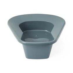 Medline Stack-A-Pan Stackable Bedpan, Graphite, 250 lb. Capacity, 50/CS (DYND80245)