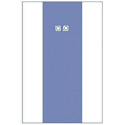 Medline Sterile Femoral Angiography Surgical Drape with 2 Windows, 80" x 135" (203 x 343 cm), 20/CS (DYNJP4104)