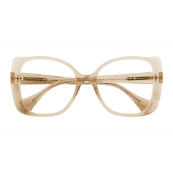 Female s horn Brown Acetate Prescription eyeglasses - Eyebuydirect s Monarch