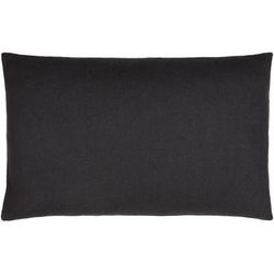 Royce 20" Square Modern Cotton Black Lumbar Pillow - Boutique Rugs