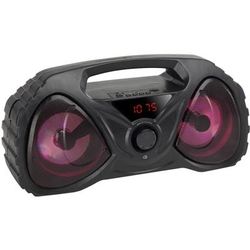 Gpx Boombox Portable Bluetooth Speaker System - 100 Hz To 10 Khz - Battery Rechargeable - Usb