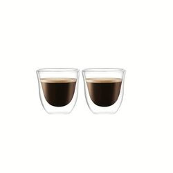 TEMU [2pcs Double-walled Coffee Mugs] 2-pack Double-walled Coffee Mugs,, Quench Resistant, Only, Multipurpose Glass Cups For , Juice, Beverages,