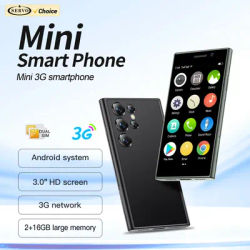 SERVO S26 Mini 3G Smartphone Android 9.0 System 2 SIM Cards 2GB+16GB Play Store Face Unlock WiFi Hotspot 3.0" Small Smart Phones