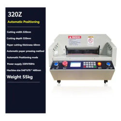 Electric CNC Paper Cutting Machine A4 Bid Thick Paper Heavy Duty Paper Cutting Machine Large Book