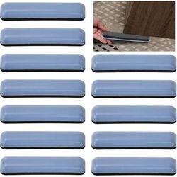 TEMU 12-pack Ptfe Furniture Sliders, 16x75mm Self-adhesive Pads, & -resistant For Heavy Duty Furniture, Chairs, Appliances, Suitable For Carpet & Hard Floors