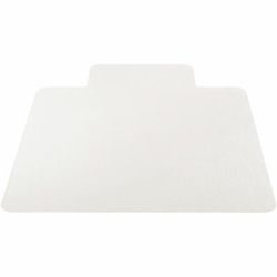 Deflecto SuperGrip Chairmat, 53" Length x 45" Width, Lip Size 25" Length x 12" Width, Vinyl, Clear (DEFCM23232SPRC)