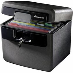 Sentry Safe HD4100 Fire/Water Safe, 0.65 ft³, Internal Size 11.50" Height x 12" Width x 8.10" Depth, Overall Size 14.3" Height x 15.5" Width x 13.5" D