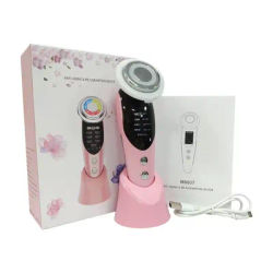 Skin Rejuvenation EMS RF Women Facial Massager 7 in 1 Face Microcurrent Facial Massager Light Therapy Anti Aging Wrinkle Beauty