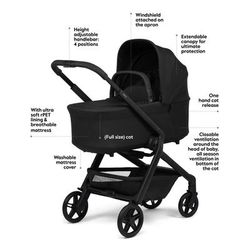 Joolz Hub2 Bassinet - Space Black