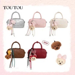 TOUTOU Boston Bowling Bag Imitation Plant Tanning Autumn Shoulder Handheld Crossbody Mini Purse for Women Teacher Christmas Gift