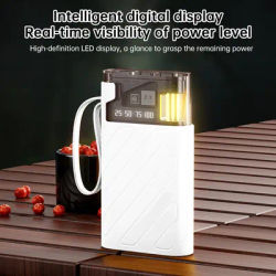 DIY 3x18650 Battery Power Bank Case 22.5W Fast Charging No Soldering Required with Storage Box And Cable (Battery Not Included)