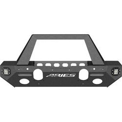 Aries Bumper Aluminum Powdercoated Textured Black TrailChaser Series, Front, Lifetime limited warranty with 3-year on finish 2082043