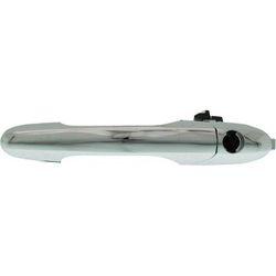 Replacement Exterior Door Handle Chrome, Front, Driver Side, 1-year unlimited-mileage warranty RF46210012