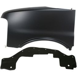 Replacement Fender Steel Primed, Front, Driver Side, 1-year unlimited-mileage warranty KIT-080817-163