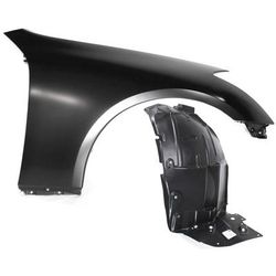 Replacement Fender Steel Primed, Front, Passenger Side, 1-year unlimited-mileage warranty KIT-080817-184