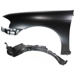 Replacement Fender Steel Primed, Front, Driver Side, 1-year unlimited-mileage warranty KIT-080817-194