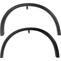 Replacement Fender Trim Plastic Textured Black, Front, Driver & Passenger Side, 1-year unlimited-mileage warranty SET-RN22130001Q