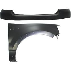 Replacement Fender Steel Primed, Front, Passenger Side, 1-year unlimited-mileage warranty KIT-112617-385