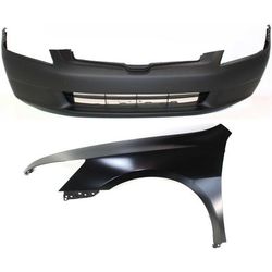 Replacement Fender Steel Primed, Front, Driver Side, 1-year unlimited-mileage warranty KIT-121017-125