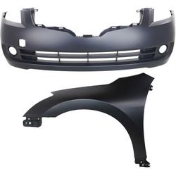 Replacement Fender Steel Primed, Front, Driver Side, 1-year unlimited-mileage warranty KIT-012118-27