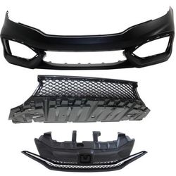 Replacement Grille Assembly Plastic Textured Black Grille, 1-year unlimited-mileage warranty KIT-021818-08