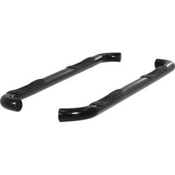 Aries Nerf Bars Stainless Steel Gloss Black 3in Side Series, Lifetime limited warranty with 5-year on finish 214045