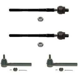 Moog Tie Rod End, Front, Driver & Passenger Side, Inner Outer, Lifetime limited warranty SET-MOES800046