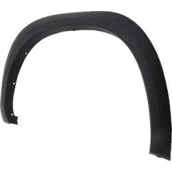 Replacement Fender Flares Plastic Textured Black, Rear, Passenger Side, 1-year unlimited-mileage warranty RD55390001