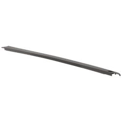 Replacement Bed Rail Cap Plastic Black Non-wrap, Passenger Side, 1-year unlimited-mileage warranty RD35030003