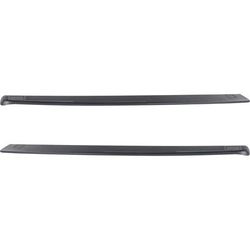 Replacement Bed Rail Cap Plastic Black Non-wrap, Driver & Passenger Side, 1-year unlimited-mileage warranty SET-RF35030001