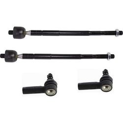 TrueDrive Tie Rod End, Front, Driver & Passenger Side, Inner Outer, 1-year unlimited-mileage warranty SET-RT28210067-4