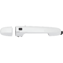 Replacement Exterior Door Handle Plastic Chrome, Front, Passenger Side, 1-year unlimited-mileage warranty RK46250011K