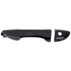 Replacement Exterior Door Handle Plastic Smooth Black, Front, Driver Side, 1-year unlimited-mileage warranty RT46250038